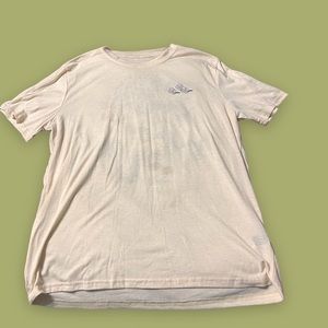 mens beige graphic tee